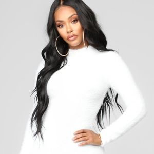 Fashion Nova Beverly Hills Babe Dress - White